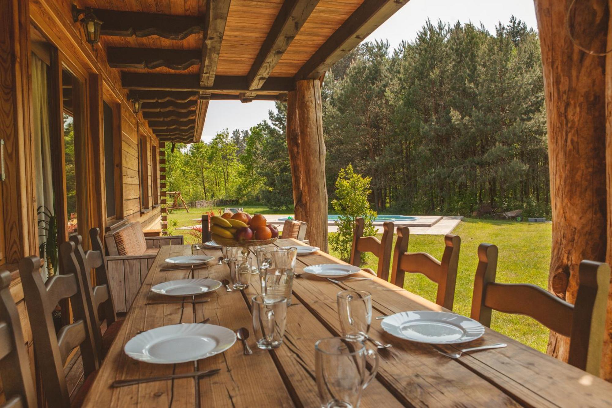 Dworek Ogrodniki, Caloroczny Dom Na Wylacznosc, Basen, Sauna, Las, Staw Rybny, Altana Grillowa, Ognisko, Pianino, Kominek, Piec Chlebowy, Duza Ogrodzona Posesja Tuczna Eksteriør bilde